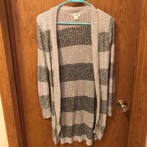 ❤️Mossimo Stripped Open Front Cardigan